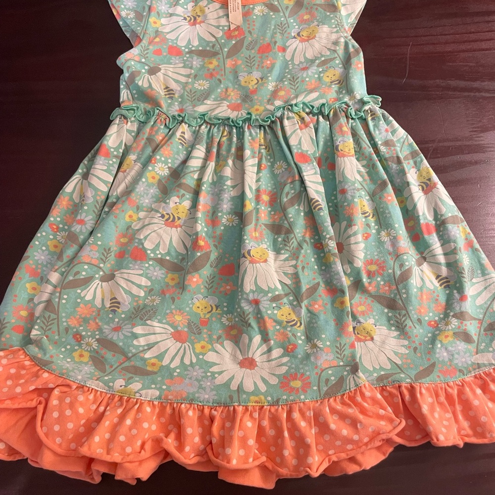 Matilda Jane Orange Ruffled Tiered Sundress